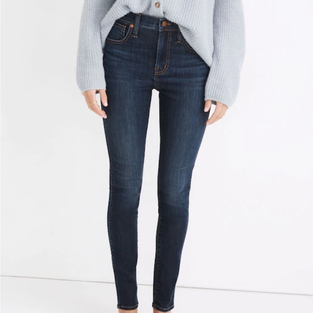 Petite 10" High-Rise Skinny Jeans in Woodland Wash: TENCEL™ Denim Edition